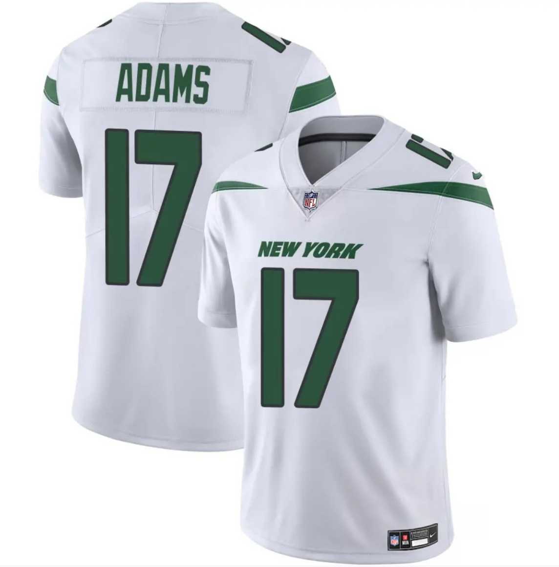 Men & Women & Youth New York Jets #17 Davante Adams White 2024 Vapor Untouchable Limited Stitched Jersey->new york jets->NFL Jersey